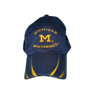 Claws Come Out Michigan Wolverines Strapback Starter Cap Adjustable Strap Hat